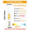 Lamsky E14 LED Bulb European Base 4000K Neutral White 4W,40W