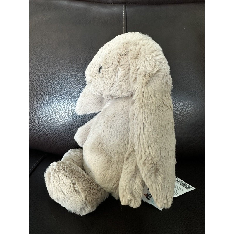 Jellycat BASHFUL BUNNY BEIGE MEDIUM 12" Soft Plush Toy Bunny