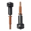 Upgraded High Flow 0.6mm Trimetal Nozzles Hardened Steel/Copper/Titanium Compatible with
