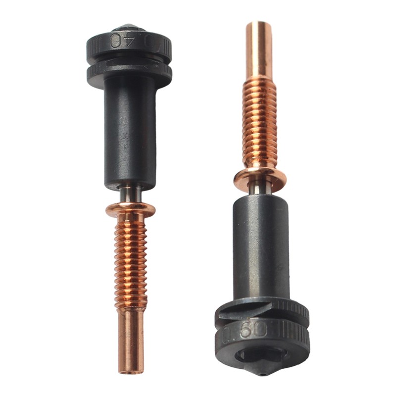 Upgraded High Flow 0.6mm Trimetal Nozzles Hardened Steel/Copper/Titanium Compatible with