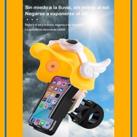CACTUS ARCOIRIS Soporte Celular Moto Bicicleta Base Porta Teléfono Accesorio