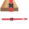 300mm Woodworking Scribing Ruler Aluminum Alloy Woodworking Pocket Slide Stop