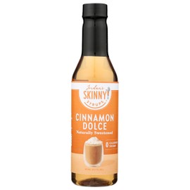 Jordan's Skinny Syrups Cinnamon Dolce Syrup, Naturally Sweetened, Zero Calories, Kosher, Gluten Free, 12.7 Fluid Ounce (Pack of 6)