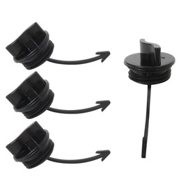 JRSHOME New 4 Pack Drain Plug & O-Ring Replacement for SeaDoo 2010-2015 RXT X 260, for 2015 RXT-X 260 RS, for 2012-2015 RXT-X AS 260