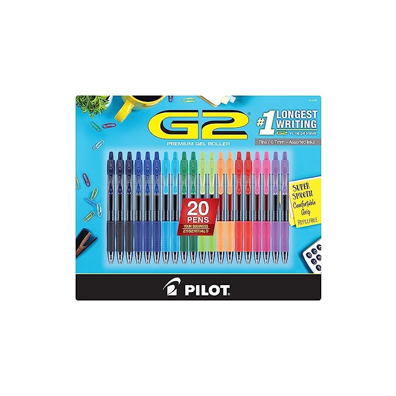 Pilot G2 Premium Gel Pens, Gel Roller Pens, Fine Point