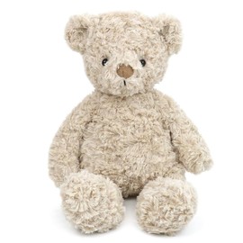 MON AMI Crème Bear Stuffed Animal Toy - 12" Brown, Premium Plush Teddy Bear, Stuffed Wild Animals, Soft & Cuddly, Great Gift for Newborns, Kids, Boys, Girls