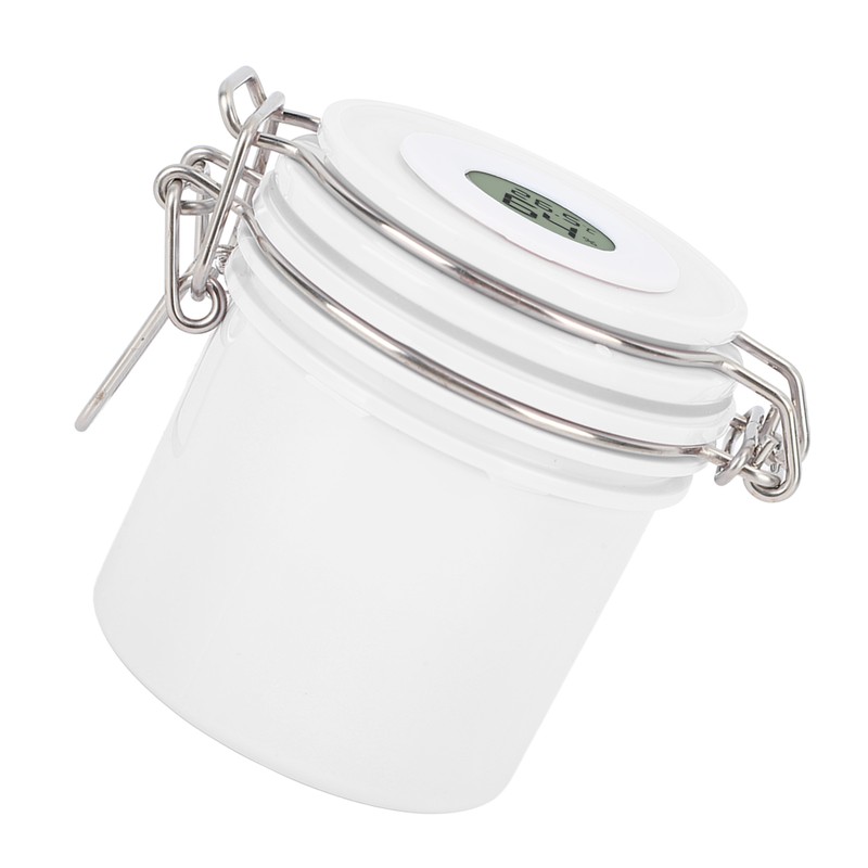 200ml Eyelash Glue Storage Tank with Screen Display Sealed Jar