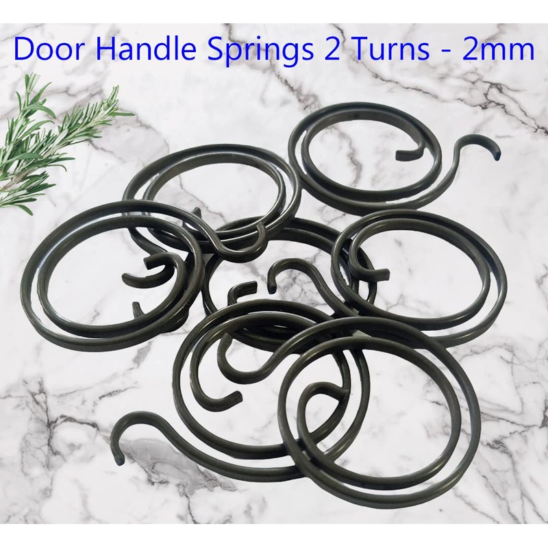 Universal Hardware 2 Turn Door Handle Springs Coil Replacement with