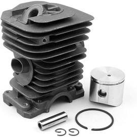 Adorih 40mm 142 Cylinder Piston Kit ， for Husqvarna 136 137 141 142 Chainsaws - Complete Replacement Parts for OEM 530069941