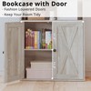 IRONCK Industrial Bookshelves and Bookcases with Doors Floor Standing 6