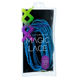 Caterpy MAGIC LACE Magic Lace, Next Generation Shoelaces, Brings Out The Power of Your Feet, 2 Sizes x 10 Colors, turquoise (turquoise blue)