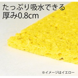 Nihon Insole Industry Cellulose Sponge Cloth, Made in Japan, Water Absorbent, Quick Drying, Drainage Mat, Large Type, 17.7 x 11.8 inches (45 x 30 cm), Blue, Set of 3