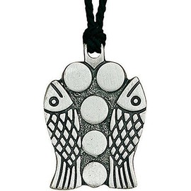 Terra Sancta Guild 1 1/2" Fish and Loaves Faith Pendant P-35