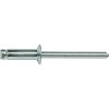 Fastenere Steel Pop Rivets 1/8" x 3/8" Flat Countersunk Head