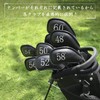 Golf Iron Cover with Magic Tape Closure Golf Head Cover