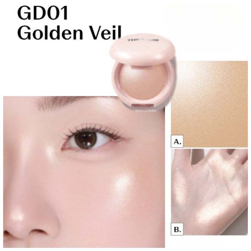 THE SAEM Glam Perfection Baked Highlighter 5.5g, Shade:02 PK02 Baby