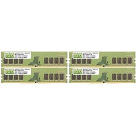 NEMIX RAM 32GB (4X8GB) DDR4 2133MHZ PC4-17000 1Rx8 1.2V 288-PIN Non-ECC UDIMM Unbuffered Desktop Memory KIT