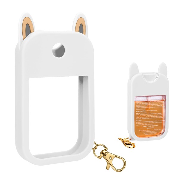 AIERSA Hand Sanitizer Spray Case Compatible with Touchland,Rabbit Ears Design
