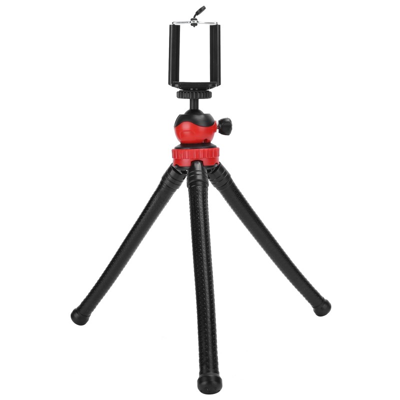 Camera Smart Phone Portable Flexible Rubber Octopus Tripod Bracket Shooting