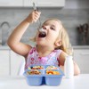greenandlife Kids Bento Snack Box 4 Compartment Snack Container