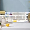 40 Pcs Peel and Stick Beveled Mirror Glass Tile.6x3 Inch