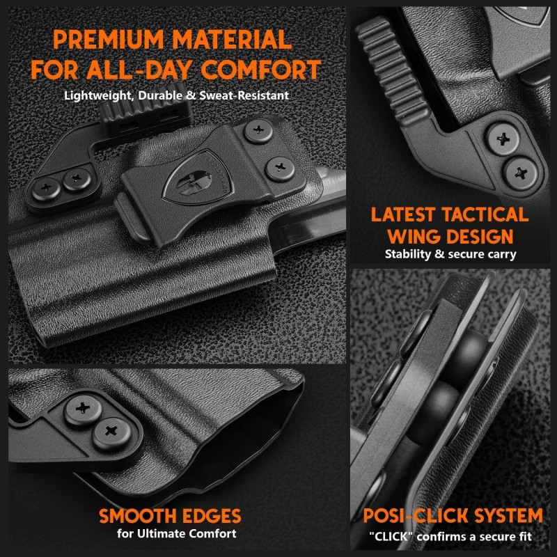 WARRIORLAND IWB Kydex Holster Compatible with Sig P365-XMACRO,wi