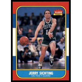 1986 Fleer # 101 Jerry Sichting Boston Celtics (Basketball Card) NM Celtics Purdue