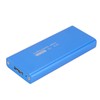 MSATA to USB3.0 Enclosure Adapter Case 6Gbps Blue MSATA SSD