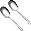 ZHOUHON Stainless Steel Serving Spoon, Large Spoon, Serving Spoon with