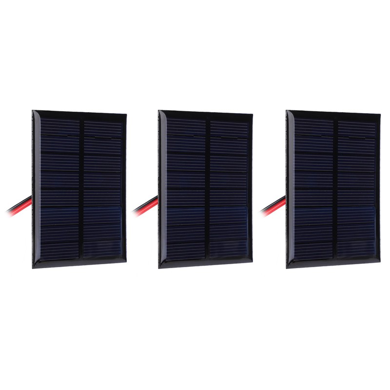 3pcs DC4V 150mA Solar Panel Cell Power Module Polycrystalline Silicon