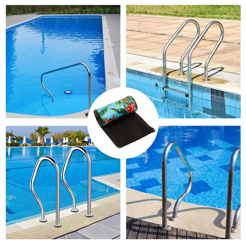 2 Pcs Pool Handrail Cover Swimming Pool Hand Rail Cover