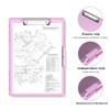 Hongri Clipboard with Storage, PalePink 8.5 x 11 Folder Nursing