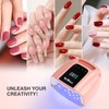 NailFace 96W Rechargeable UV LED Nail Lamp UV Light for