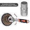2 Pcs Bicycle Cassette Tool, Sprocket Puller Accessories Tool, Cassette