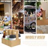 2 Cup Disposable Drink Carrier for Delivery with Handle,15 Count