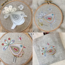 Water Soluble Embroidery Transfers, Stick and Stitch Water Soluble Embroidery Transfers, Embroidery Patterns Water Soluble Stick and Stitch Embroidery Paper for Hand Sewing (Butterflies)