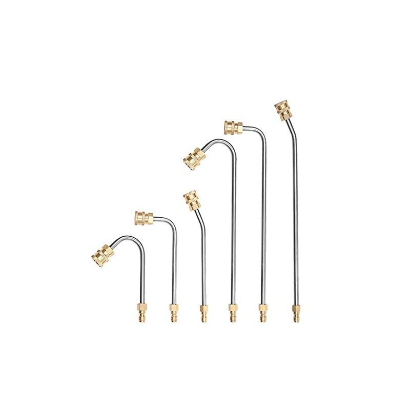 17 cm 3600PSI Pressure Washer Wand Extension Angle Quick Connect