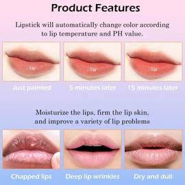 Bálsamo Labial que Cambia de Color, Labiales Mágicos que Cambian de Color