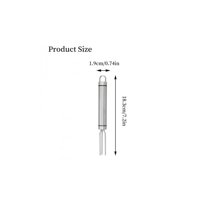 Pack of 3 jacket potato forks, 18.3 x 1.9 cm,