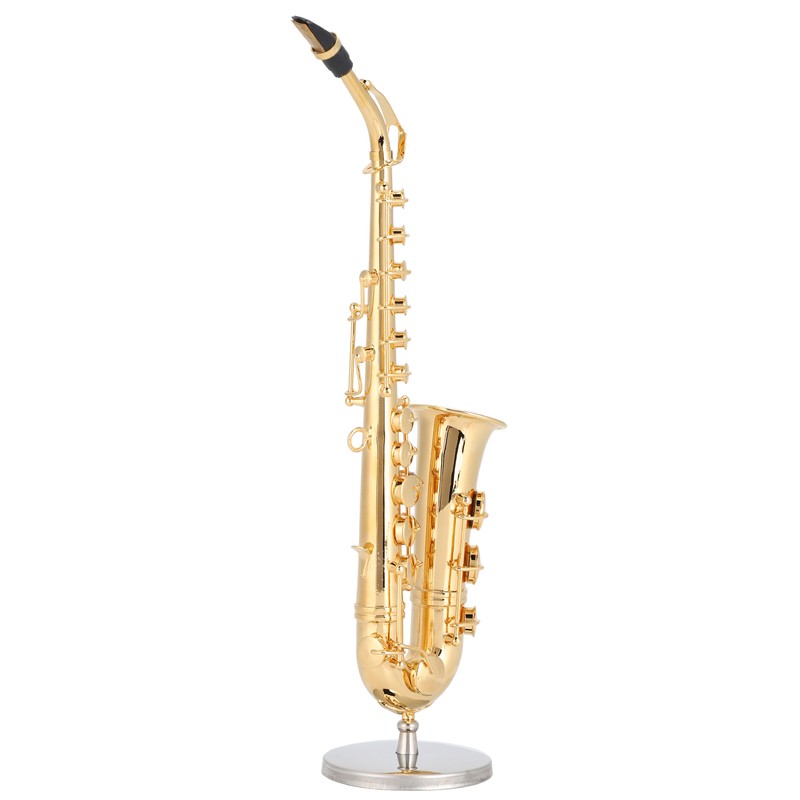 Saxophone Ornaments Miniature Decoration Mini Musical Instrument Model Gift Craft