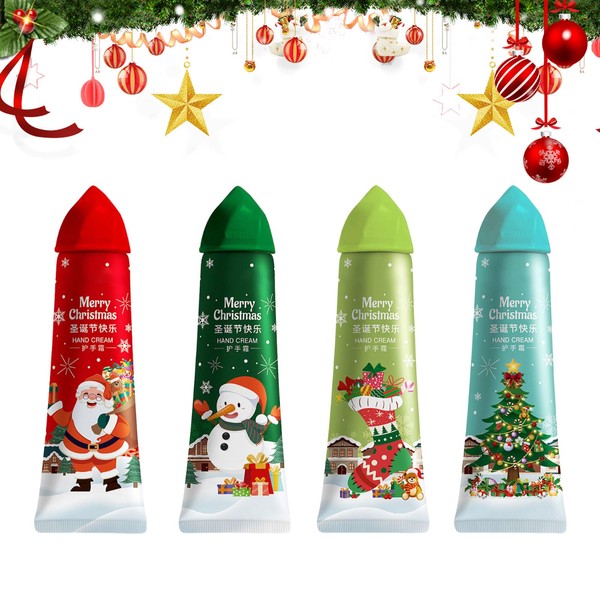 Hand Cream Gift Set, 4 PCS Floral Scented Hand Care