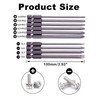 Rocaris 10pcs 1/4 Inch Hex Shank Long Magnetic Screwdriver Bits
