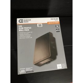 Commercial Electric Bright 15-Watt Integrated LED Wall Pack with 1600 Lumens 4K