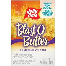 Jolly Time Blast O Butter Microwave Popcorn (Pack of 2)