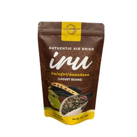 Locust Beans - Air Dried Whole (Iru, Ogiri, DawaDawa) - 10 oz Bag