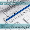 Mr. Pen Architectural Scale Ruler, 12 Inch, White, Contractor's Scaling
