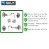 Chrome Cabin Hook 2 Inch Cabin Hook & Eye Silent