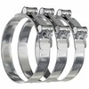 3 Pack - 68mm > 73mm T Bolt Hose Clamps