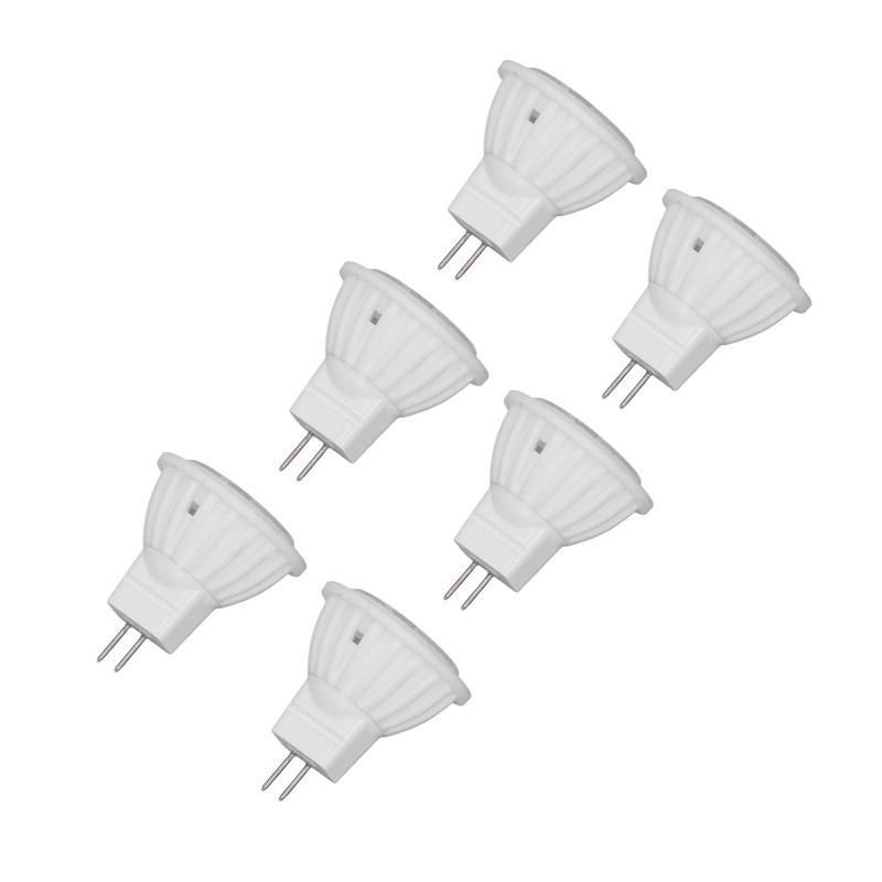 6Pcs MR11 LED Light Bulb 4W GU4 Dual Pin Bulb