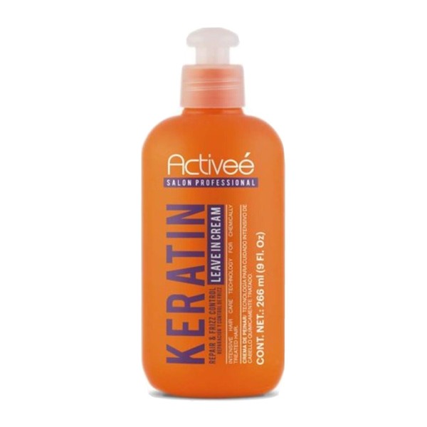 ACTIVEE KERATIN – Hydrolyzed keratin LEAVE IN CREAM 9 FL Oz Pack